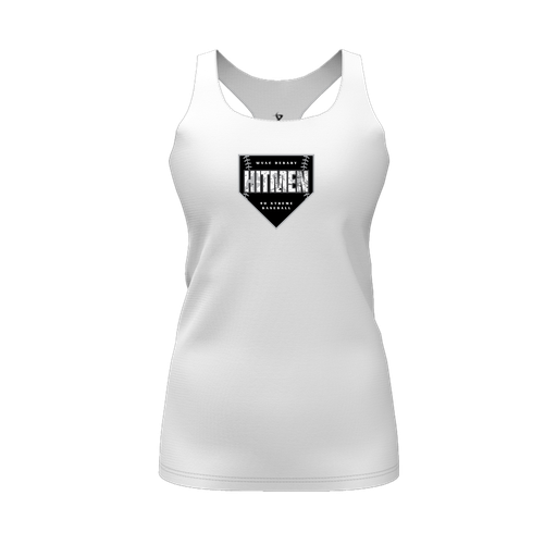[FT0TRBWH-FYS-LOGO1] Decker Racerback Tank Top (Female Youth S, White, Logo 1)