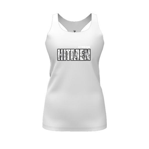 [FT0TRBWH-FYS-LOGO2] Decker Racerback Tank Top (Female Youth S, White, Logo 2)