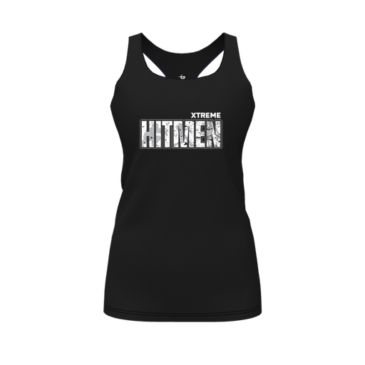 [FT0TRBBK-FYS-LOGO2] Decker Racerback Tank Top (Female Youth S, Black, Logo 2)