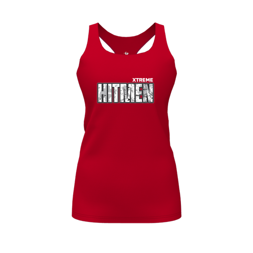 [FT0TRBRD-FYS-LOGO2] Decker Racerback Tank Top (Female Youth S, Red, Logo 2)