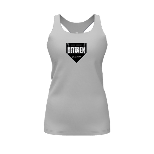 [FT0TRBGY-FYS-LOGO1] Decker Racerback Tank Top (Female Youth S, Gray, Logo 1)