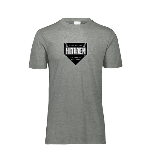 [FTSCUBGY-AS-LOGO1] Decker Men's Tri-Blend T-Shirt - Short Sleeve (Adult S, Gray, Logo 1)