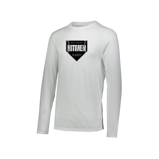 [FTLCUBWH-AXS-LOGO1] Decker Men's Tri-Blend T-Shirt - Long Sleeve (Adult XS, White, Logo 1)