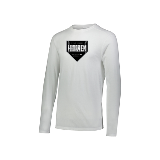 [FTLCUBWH-YS-LOGO1] Decker Youth Tri-Blend T-Shirt - Long Sleeve (Youth S, White)
